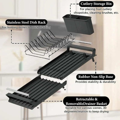 Expandable Dish Drying Rack