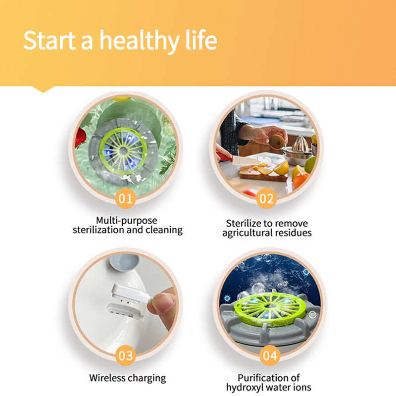 🍉🥬 Efficient Portable Fruit and Vegetable Washers Powerful Offer