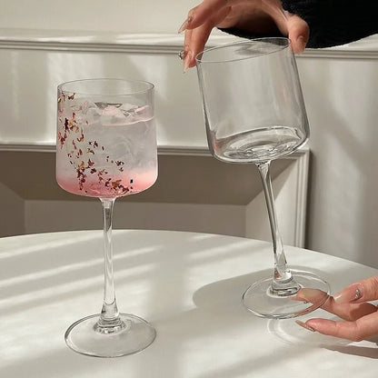 Japanese-style Kimura Naotaka Highball Glass, Cocktail Glass, Champagne Glass, Transparent Glass, Red Wine Glass, for Home Use