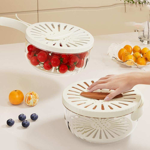 New Draining Basket With Lid