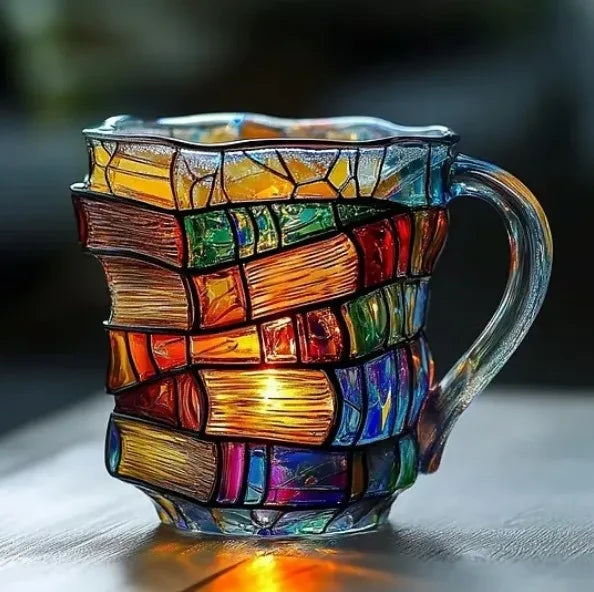 Coloring Book Glass Mug
