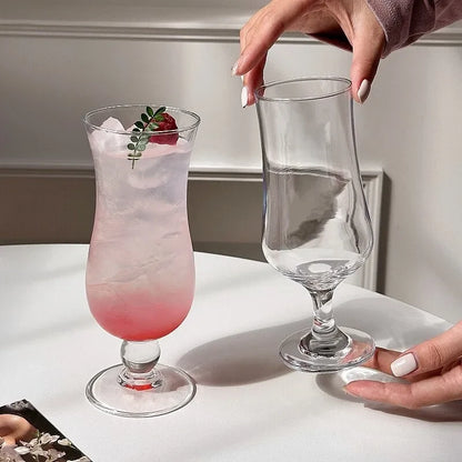 Instagram-famous Glass Cup, Transparent Glass Water Tumbler, Juice Glass, Aesthetically Pleasing, Cocktail Glass, Gift